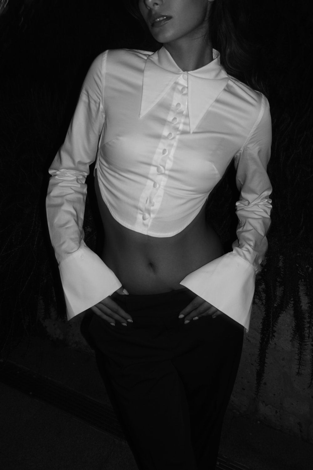 Mijau-Tie-front Shirt-Gömlek-2-Milagron.com