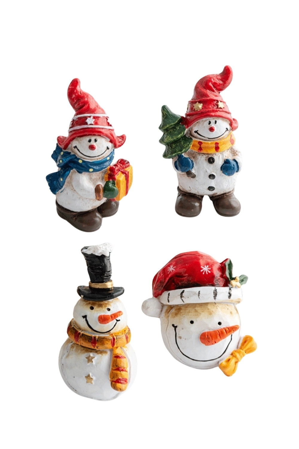 Milagron Home-4'lü Kardan Adam Biblo Seti-Yılbaşı-1-Milagron.com