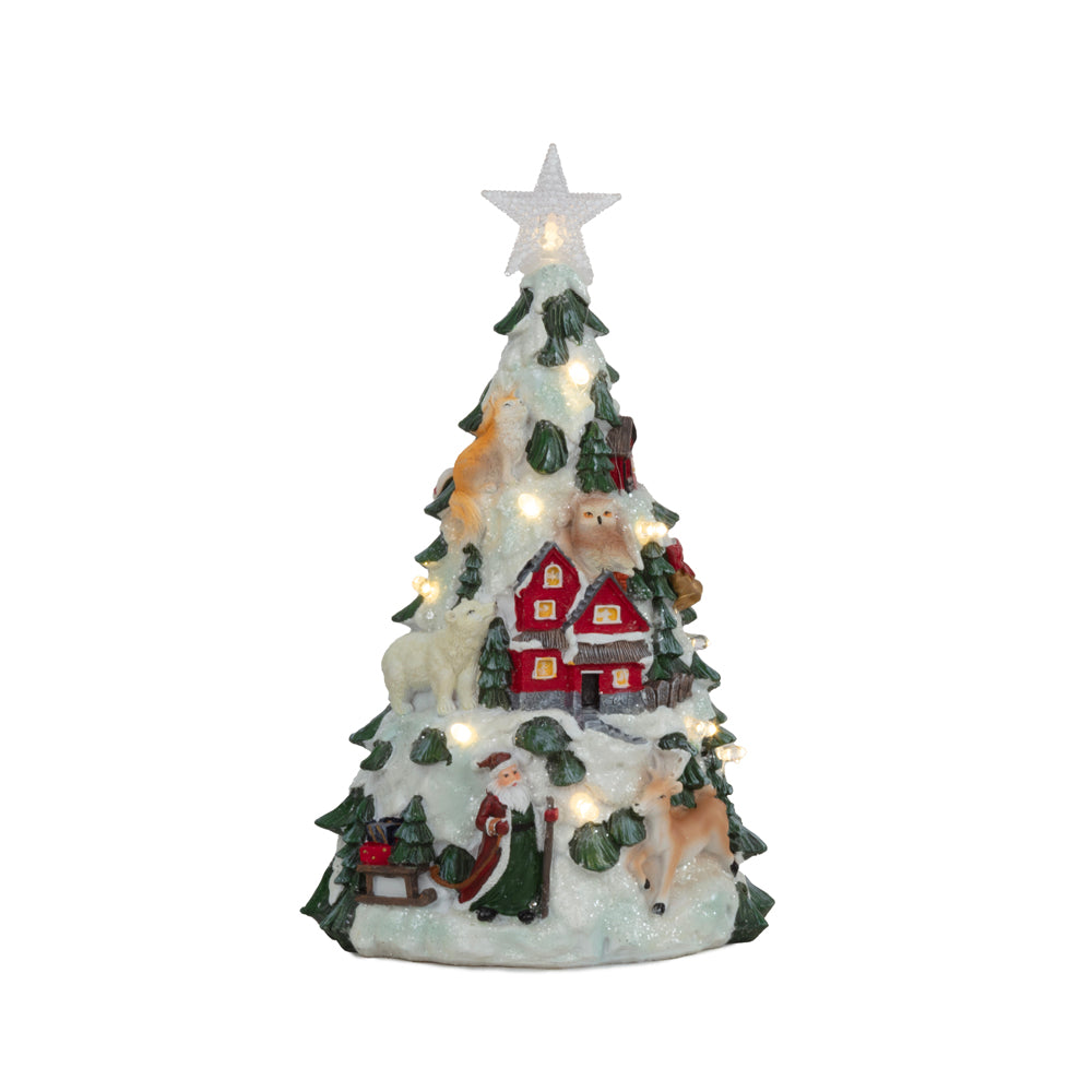 Milagron Home-Işıklı Ağaç Figürü Yılbaşı Süsü-Yılbaşı-1-Milagron.com