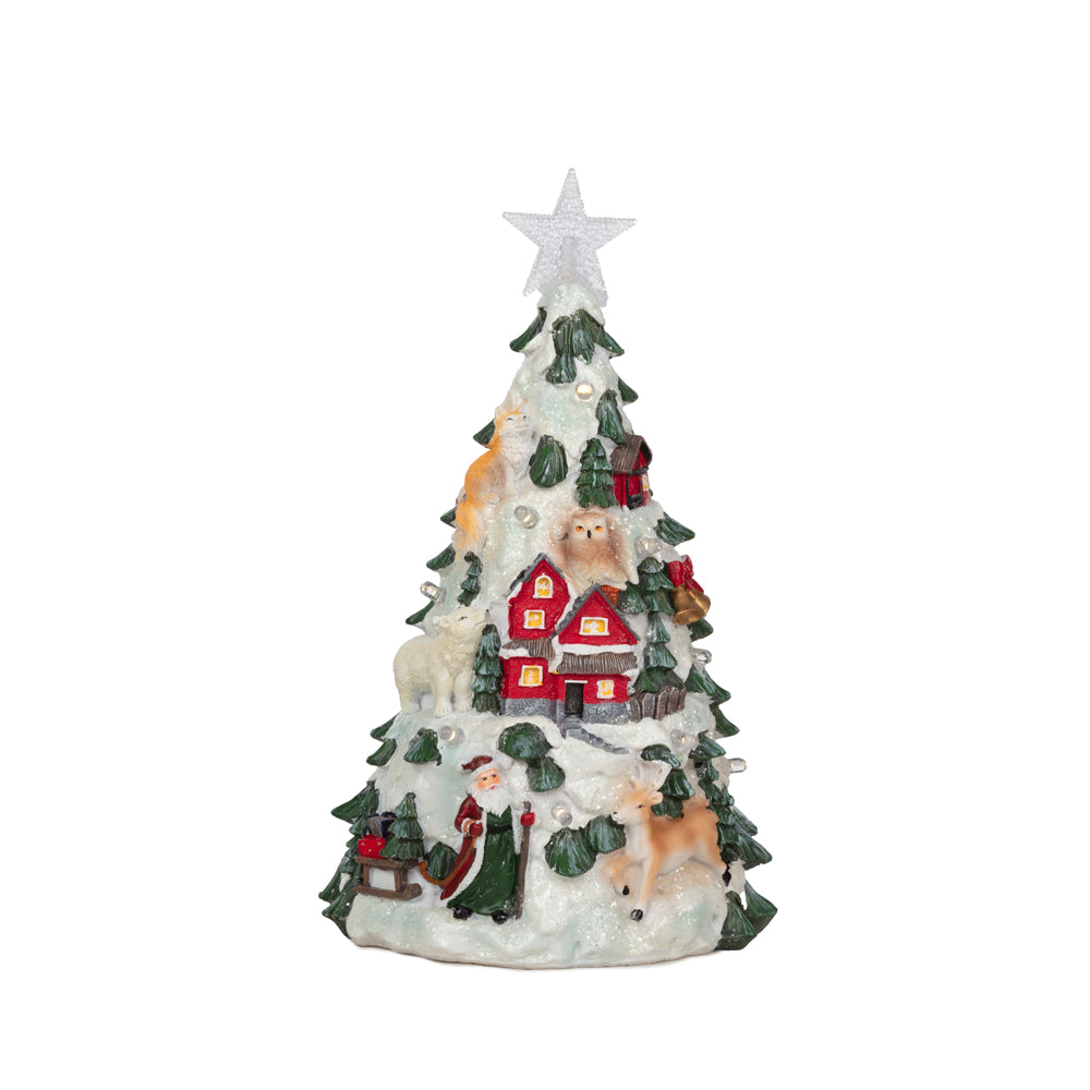 Milagron Home-Işıklı Ağaç Figürü Yılbaşı Süsü-Yılbaşı-2-Milagron.com