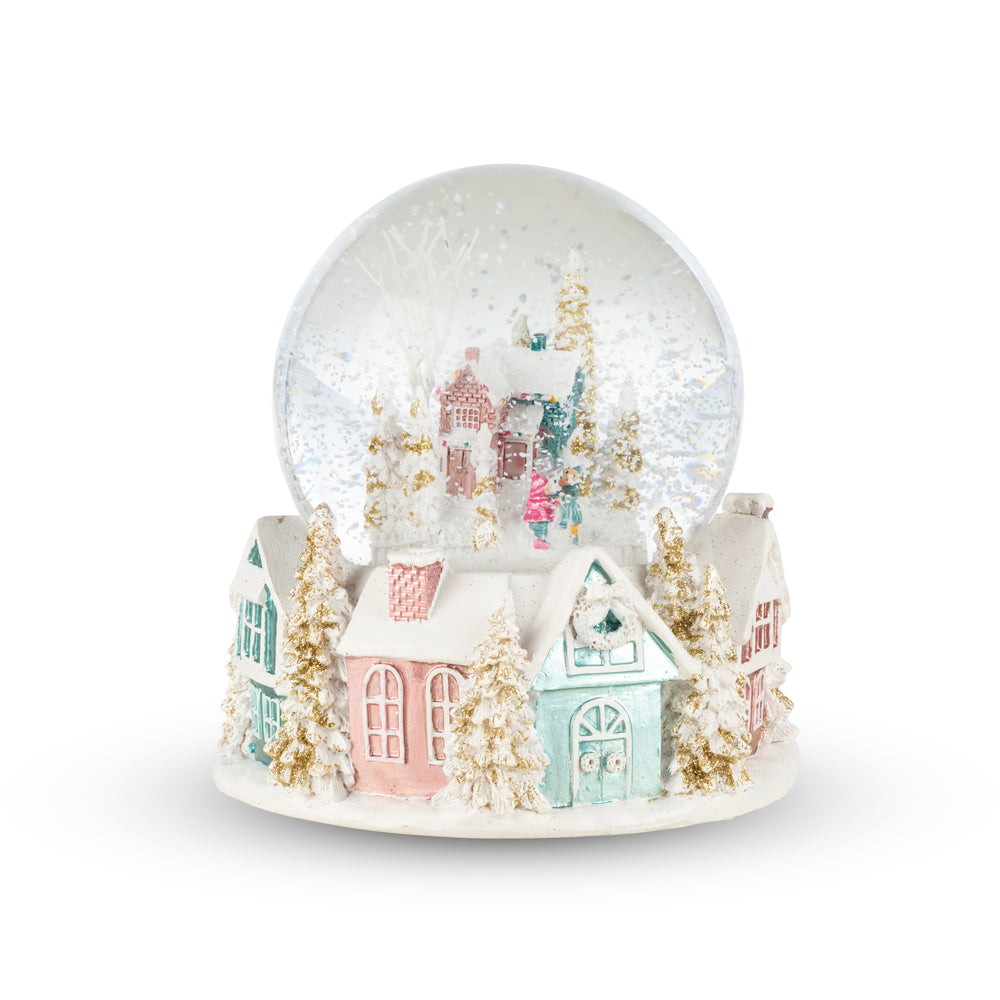 Milagron Home-Müzikli Kar Küresi - Kış Masalı Evi-Kar Küreleri-1-Milagron.com