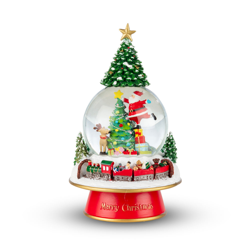 Milagron Home-Noel Baba Figürlü Müzikli Kar Küresi-Kar Küreleri-1-Milagron.com