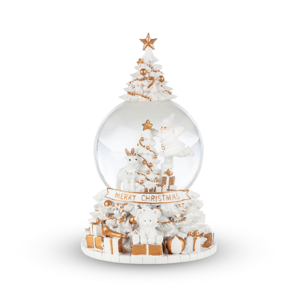 Milagron Home-Noel Baba Figürlü Müzikli Kar Küresi-Kar Küreleri-2-Milagron.com