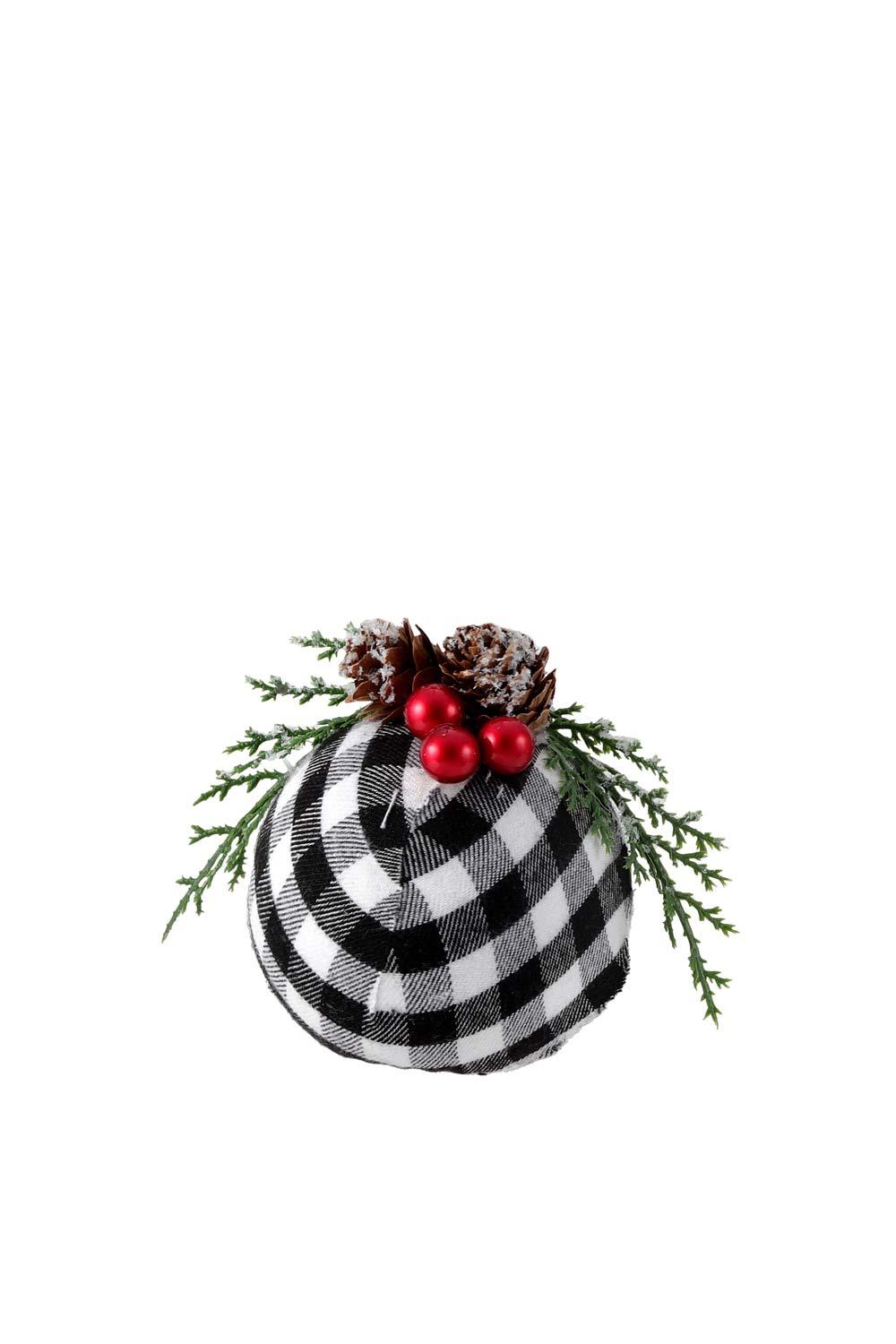 Milagron Home-S&B Ekoseli Ağaç Süsü-Ağaç Aksesuarları-1-Milagron.com