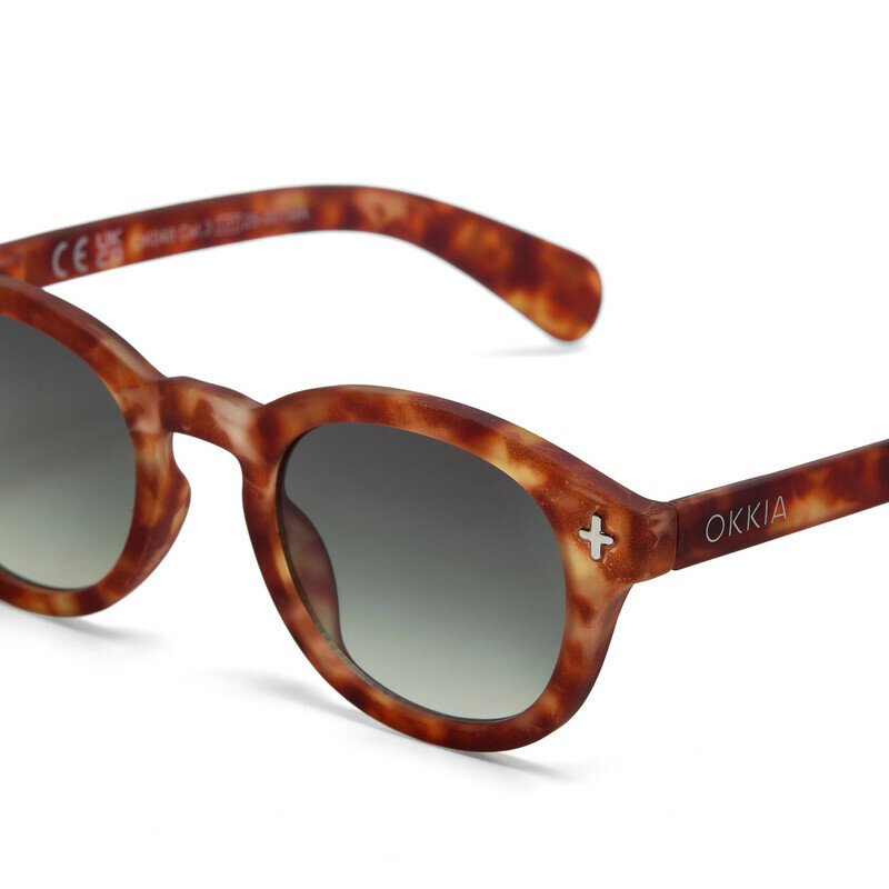 Okkia Milano Unisex Güneş Gözlüğü Midnight / Lens: Yeşil Gradyan