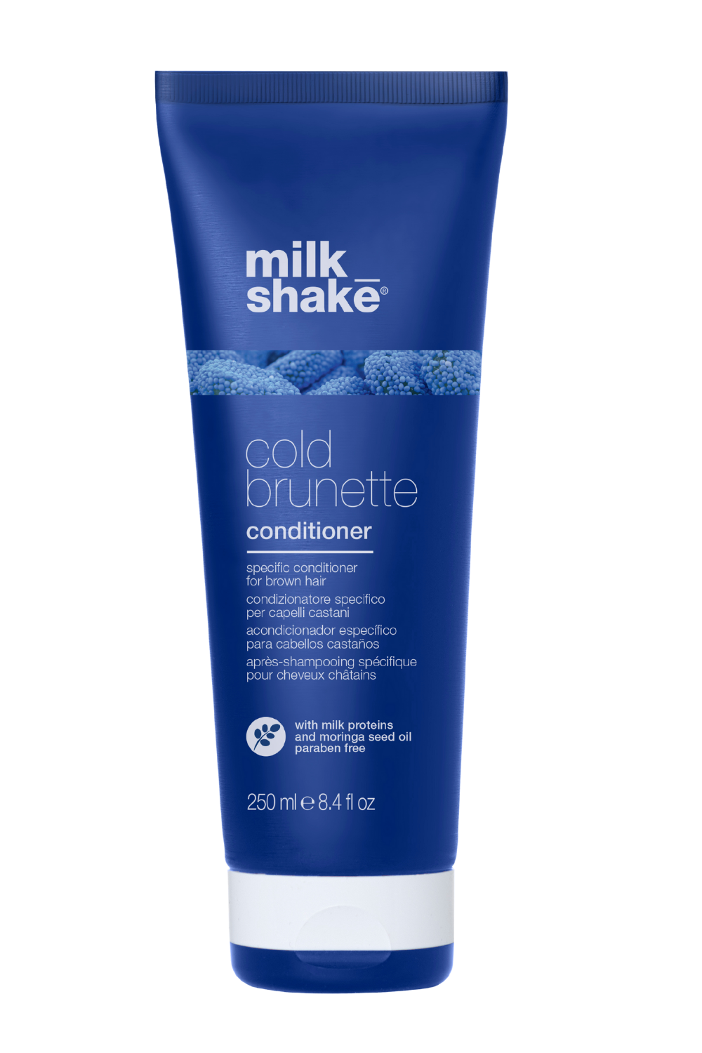 Milk Shake-Cold Brunette Kahverengi Saçlar İçin Mavi Saç Kremi 250 Ml-Saç Bakım Kremi-1-Milagron.com