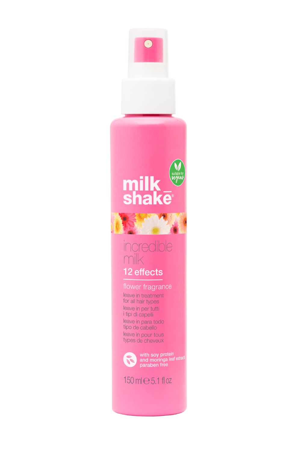 Milk Shake-Incredible Milk Flower Çiçek Esanslı Vegan Durulanmayan Bakım Losyonu 150 Ml-Saç Bakım Kremi-1-Milagron.com