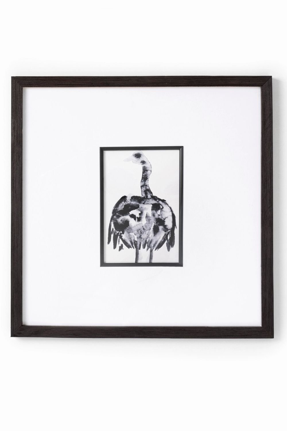 Milkartdeco-Ostrich Çerçeveli Tablo-Tablo-1-Milagron.com