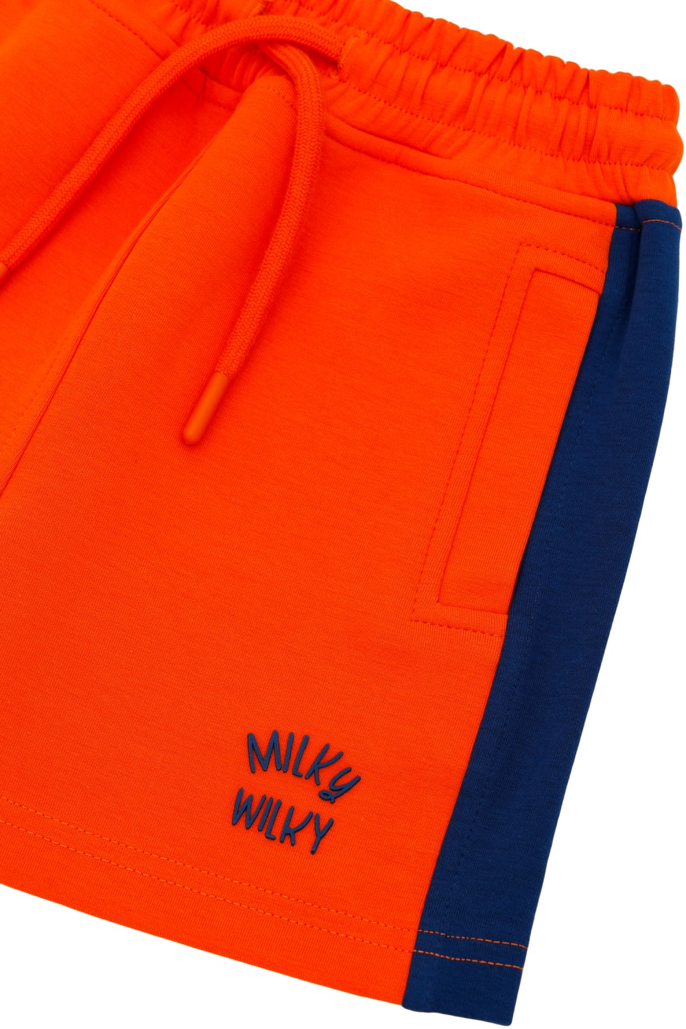 Milky Wilky-Erkek Çocuk Kenar Bi̇yeli̇ Şort-Şort-3-Milagron.com