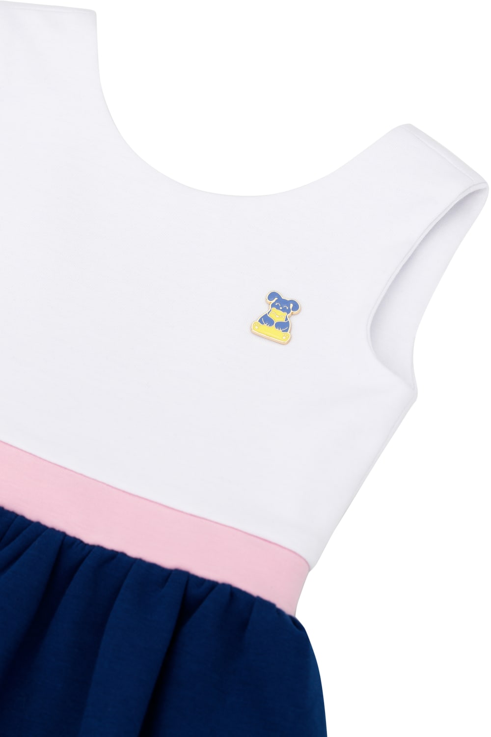 Milky Wilky-Kiz Çocuk Arkasi Fiyonklu Elbise-Çocuk Elbise & Tulum-2-Milagron.com