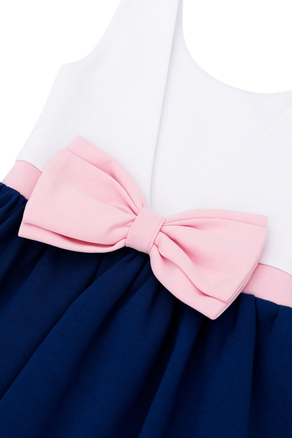 Milky Wilky-Kiz Çocuk Arkasi Fiyonklu Elbise-Çocuk Elbise & Tulum-4-Milagron.com