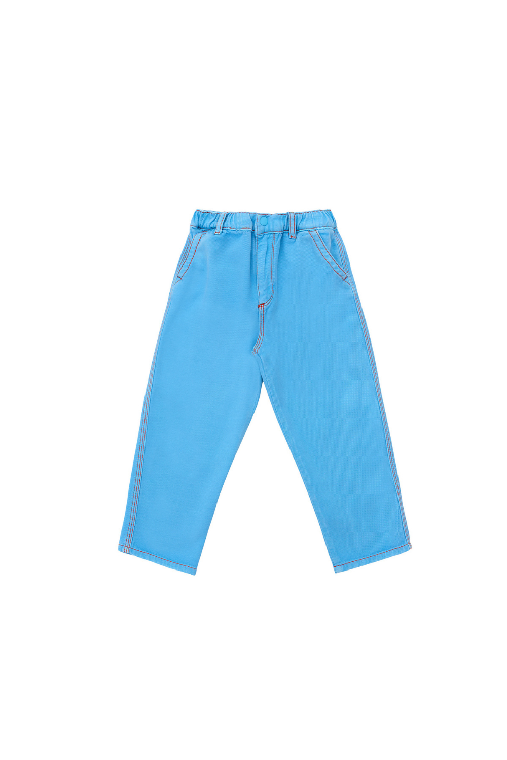 Kontrast Dikişli Tencel Jean - 0