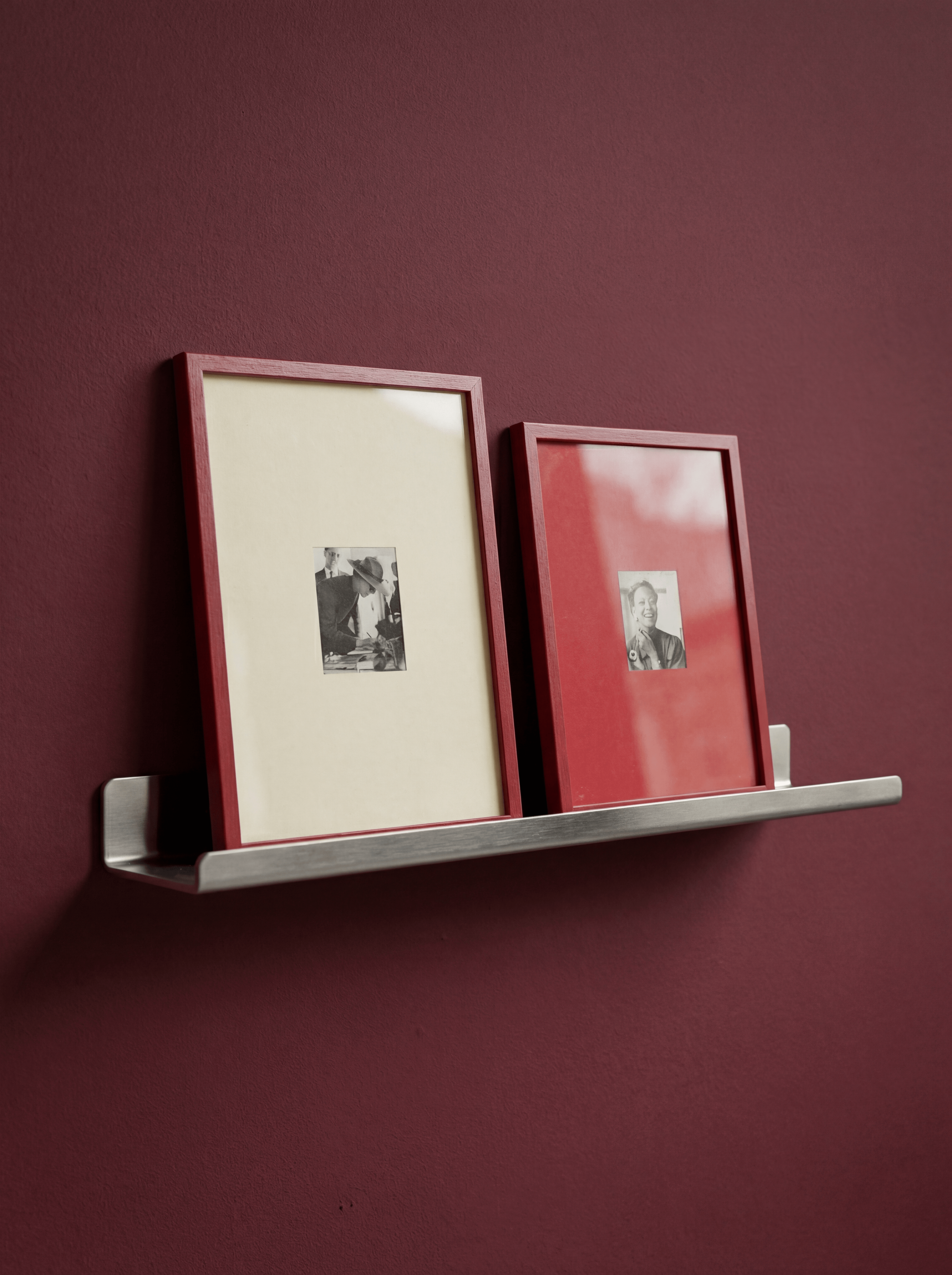Modern Paslanmaz Çelik Duvar Rafı | Dergi & Çerçeve Standı