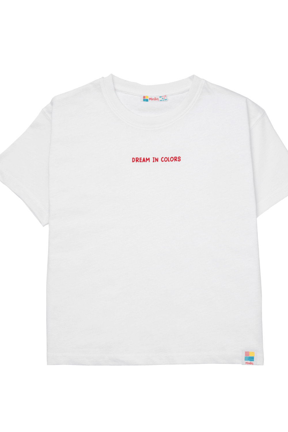 Miniliq-Ivory Sırt Baskılı Tshirt-T-Shirts-1-Milagron.com