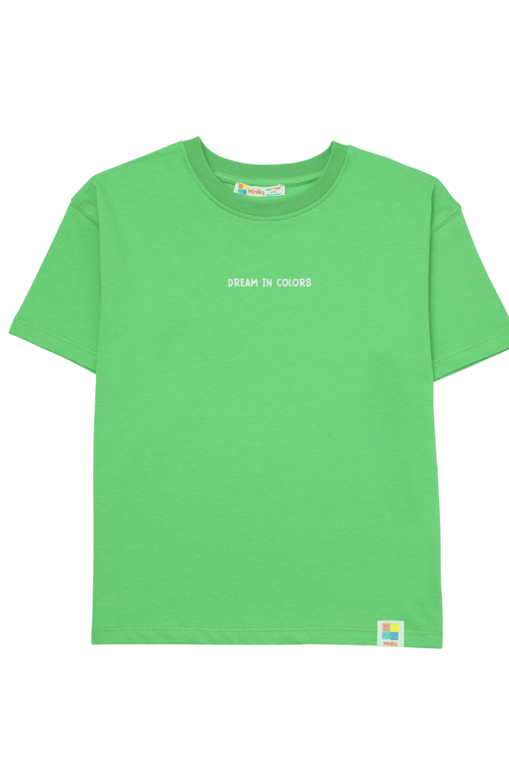 Miniliq-Pistachio Renkli Tshirt-T-Shirts-1-Milagron.com