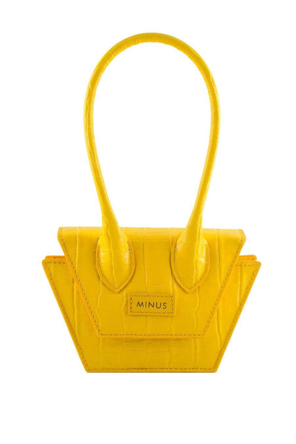 Minus-Joel S Yellow Crocodile-Omuz Çantası-1-Milagron.com