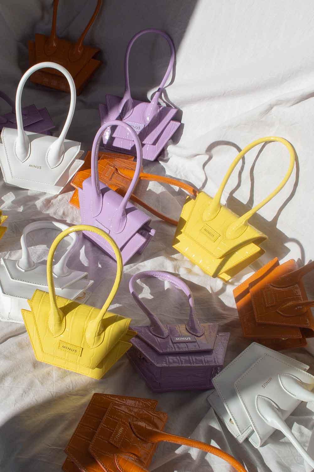 Minus-Joel S Yellow Crocodile-Omuz Çantası-3-Milagron.com