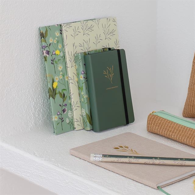 Miquelrius-A6 çizgisiz Leaves Garden Defter-Defter-4-Milagron.com