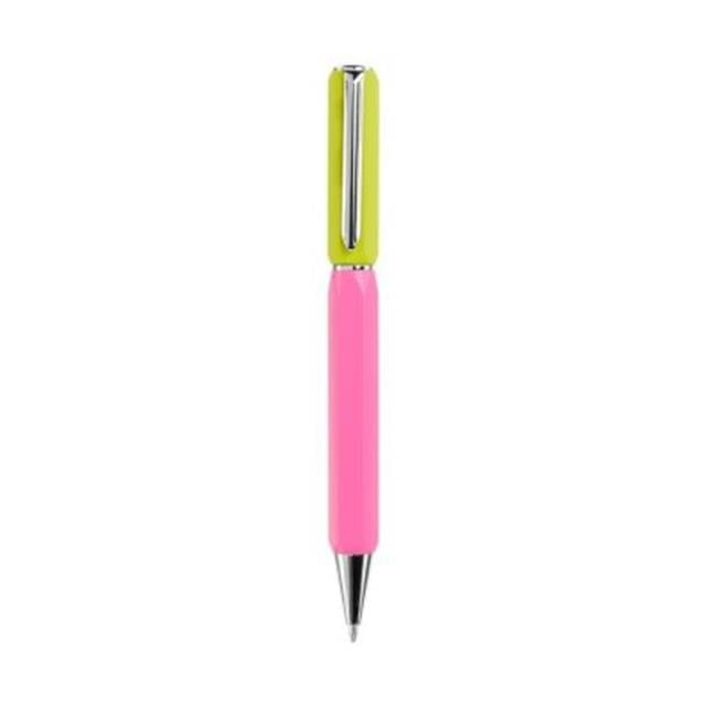 Miquelrius-Metal Bright Pink&Yellow Özel Kutusunda 0.7 Mm Tükenmez Kalem-Kalem-2-Milagron.com