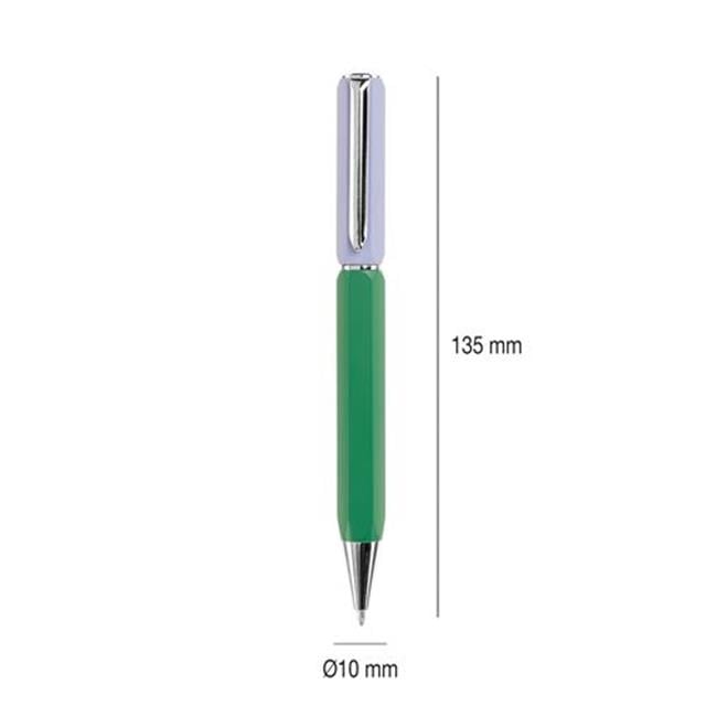 Miquelrius-Metal Verde Malva Green özel Kutusunda 0.7 Mm Tükenmez Kalem-Kalem-3-Milagron.com