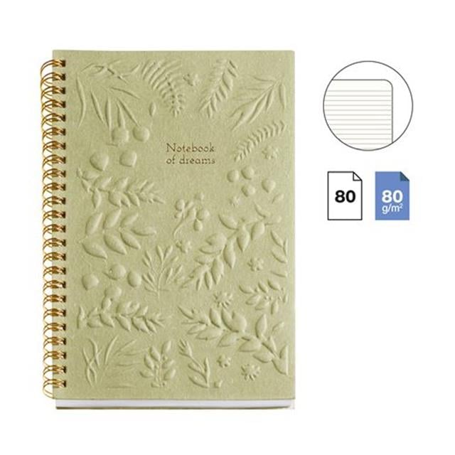 Miquelrius-Miquelrius A5 Botanica Mallorca Notebook Of Dreams çizgili Defter-Defter-2-Milagron.com