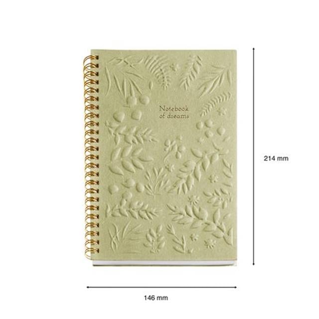 Miquelrius-Miquelrius A5 Botanica Mallorca Notebook Of Dreams çizgili Defter-Defter-3-Milagron.com