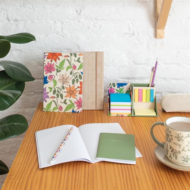 Miquelrius-Miquelrius A5 Yumuşak Kapak Noktalı Vintage Lily Defter-Defter-3-Milagron.com