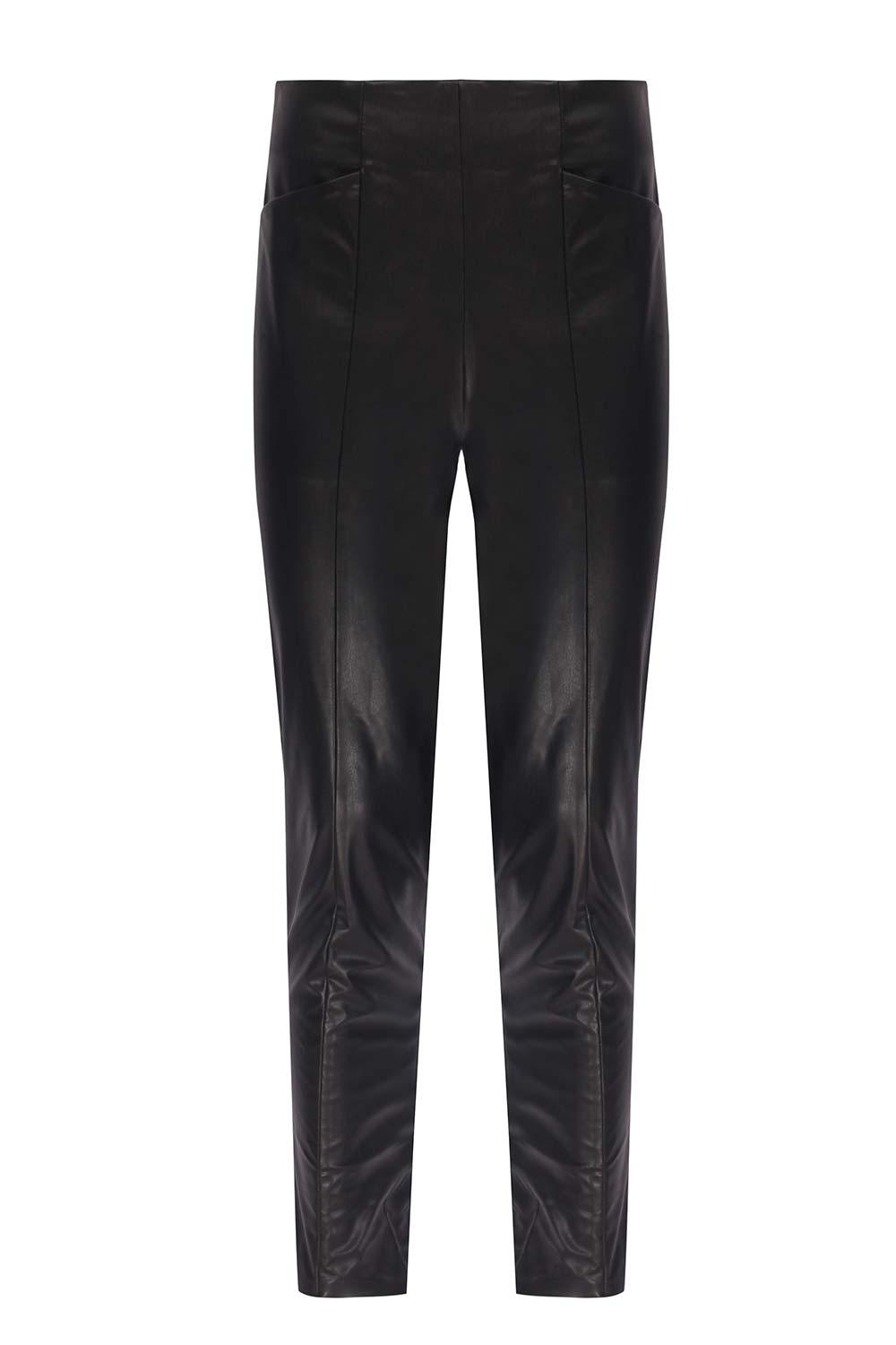 Mirimalist-Black Leather Pants-Deri Pantolon-1-Milagron.com
