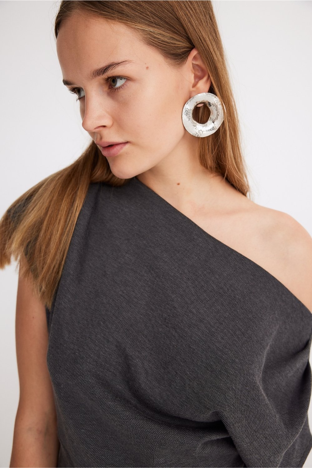 Mirimalist-Cloud Örme Midi Elbise-Elbise-4-Milagron.com