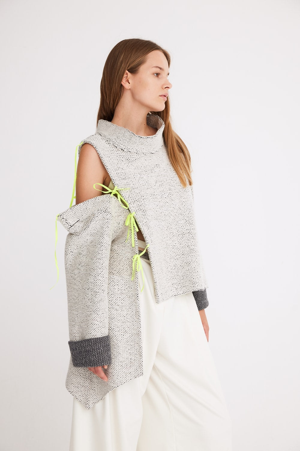 Mirimalist-Cozy Neon Knit Top-Kazak & Triko-3-Milagron.com