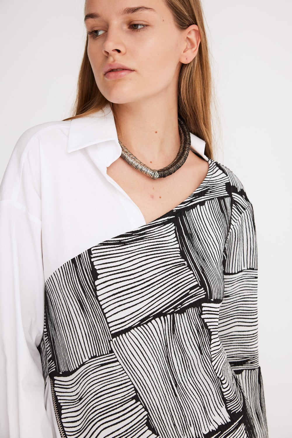 Mirimalist-Dharma Gömlek Elbise-Elbise-4-Milagron.com