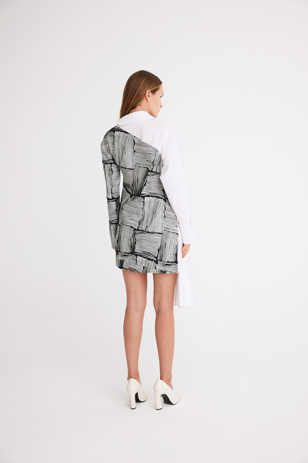 Mirimalist-Dharma Gömlek Elbise-Elbise-5-Milagron.com