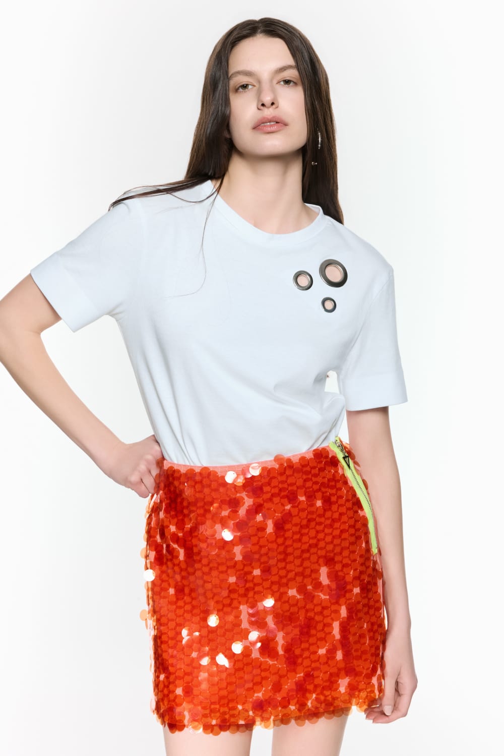 Mirimalist-Mermaid Coral Mini Etek-Etek-3-Milagron.com