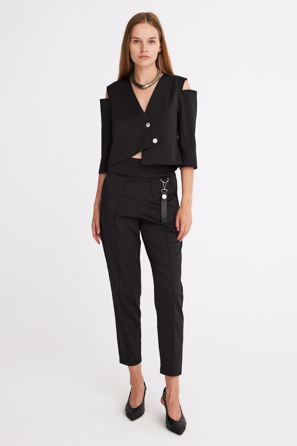 Mirimalist-Moody Siyah Ceket / Yelek-Yelek-4-Milagron.com