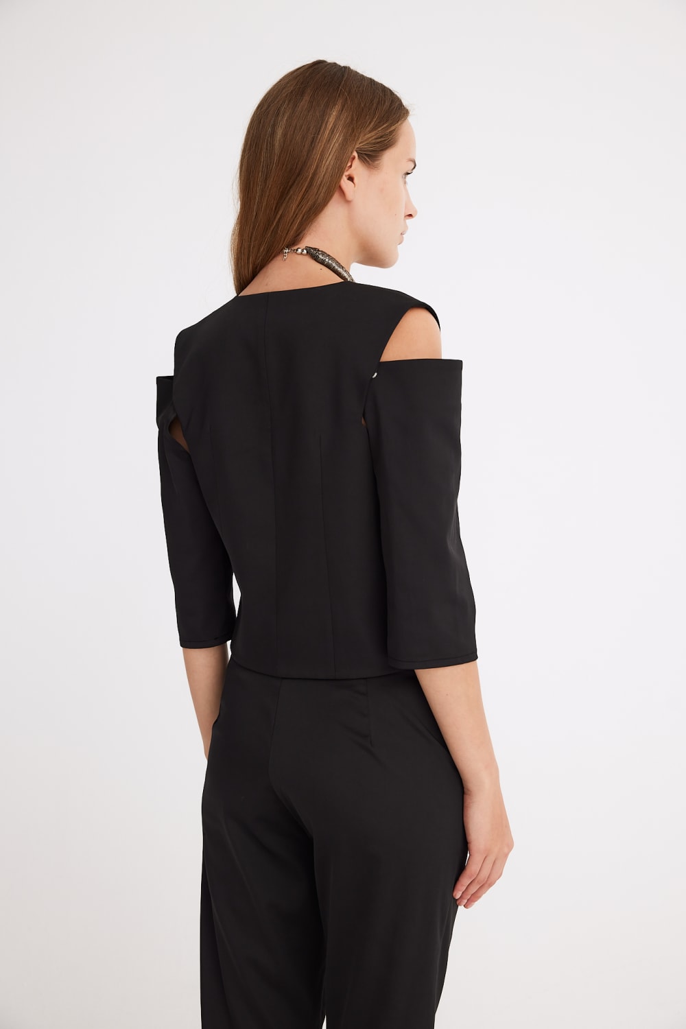 Mirimalist-Moody Siyah Ceket / Yelek-Yelek-5-Milagron.com