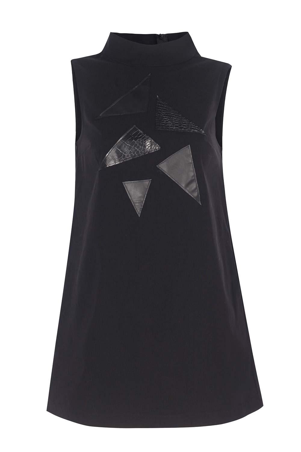 Mirimalist-Piton Triangle Mini Dress-Elbise-1-Milagron.com