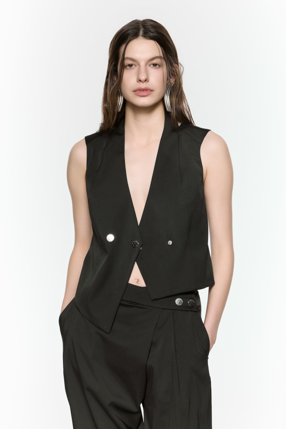 Mirimalist-Revolve Yelek Siyah-Yelek-1-Milagron.com