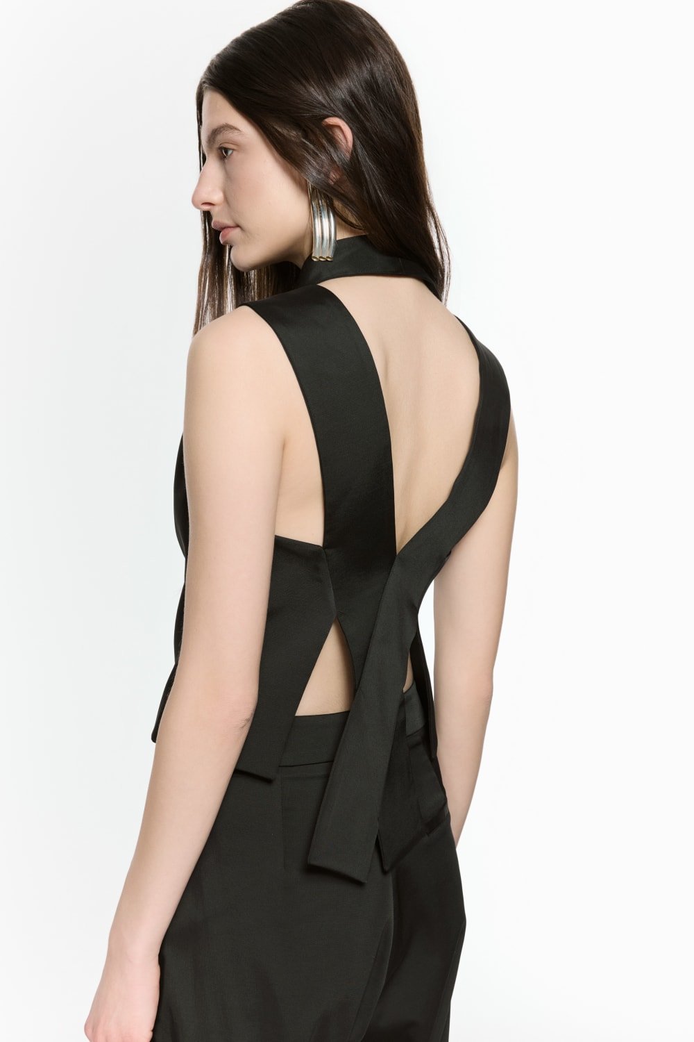 Mirimalist-Revolve Yelek Siyah-Yelek-3-Milagron.com