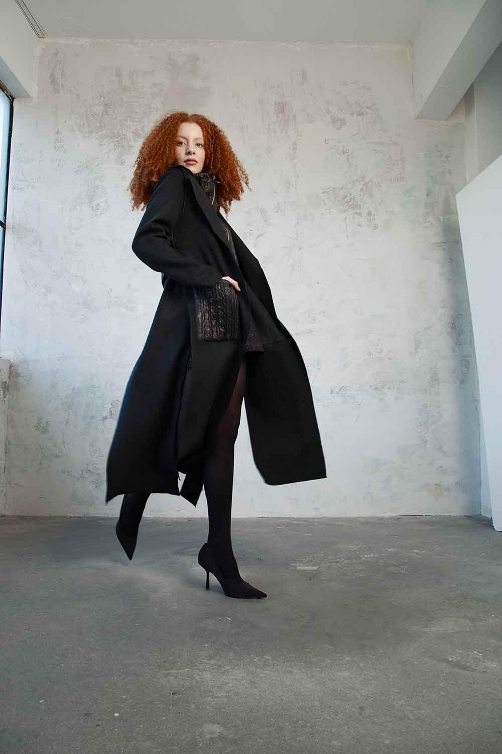 Mirimalist-Slit Wool Coat-Kaban-2-Milagron.com