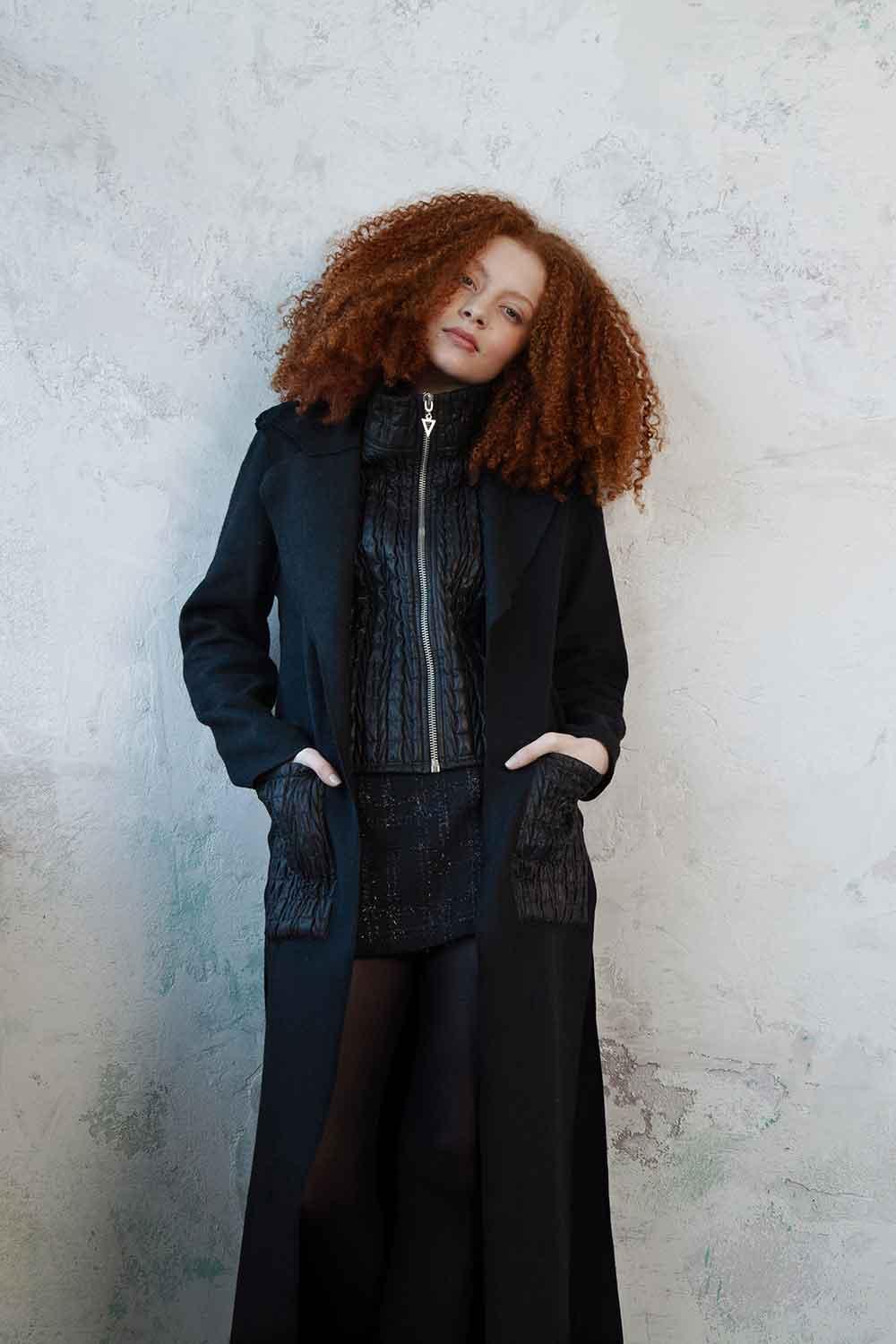 Mirimalist-Slit Wool Coat-Kaban-3-Milagron.com