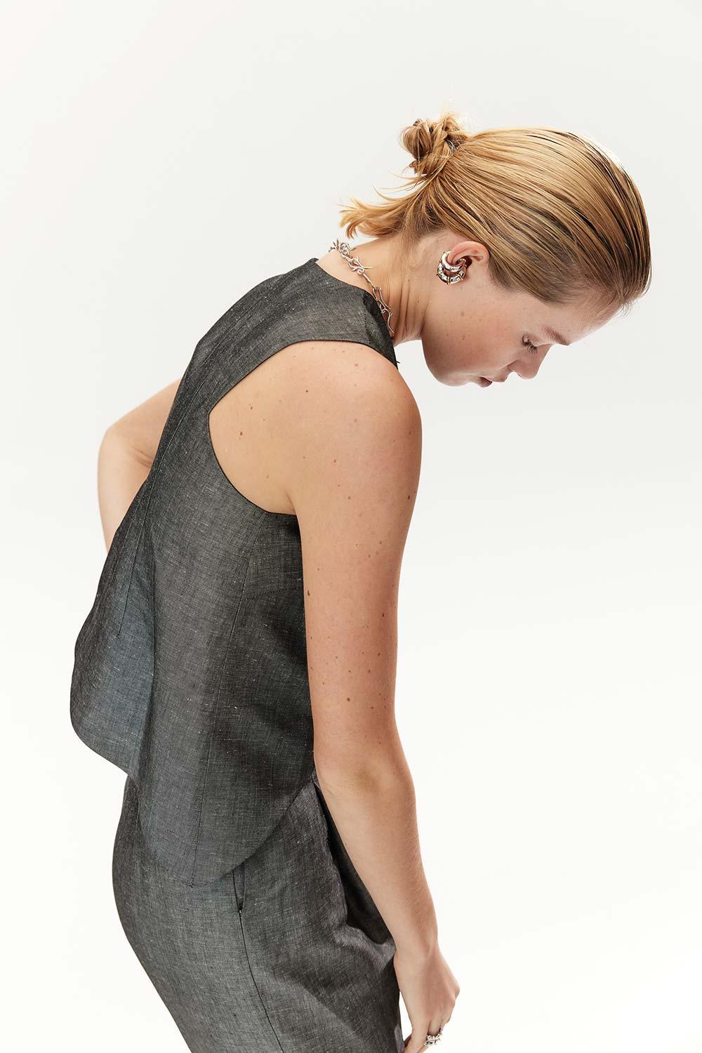 Mirimalist-Soul Linen Vest-Yelek-4-Milagron.com