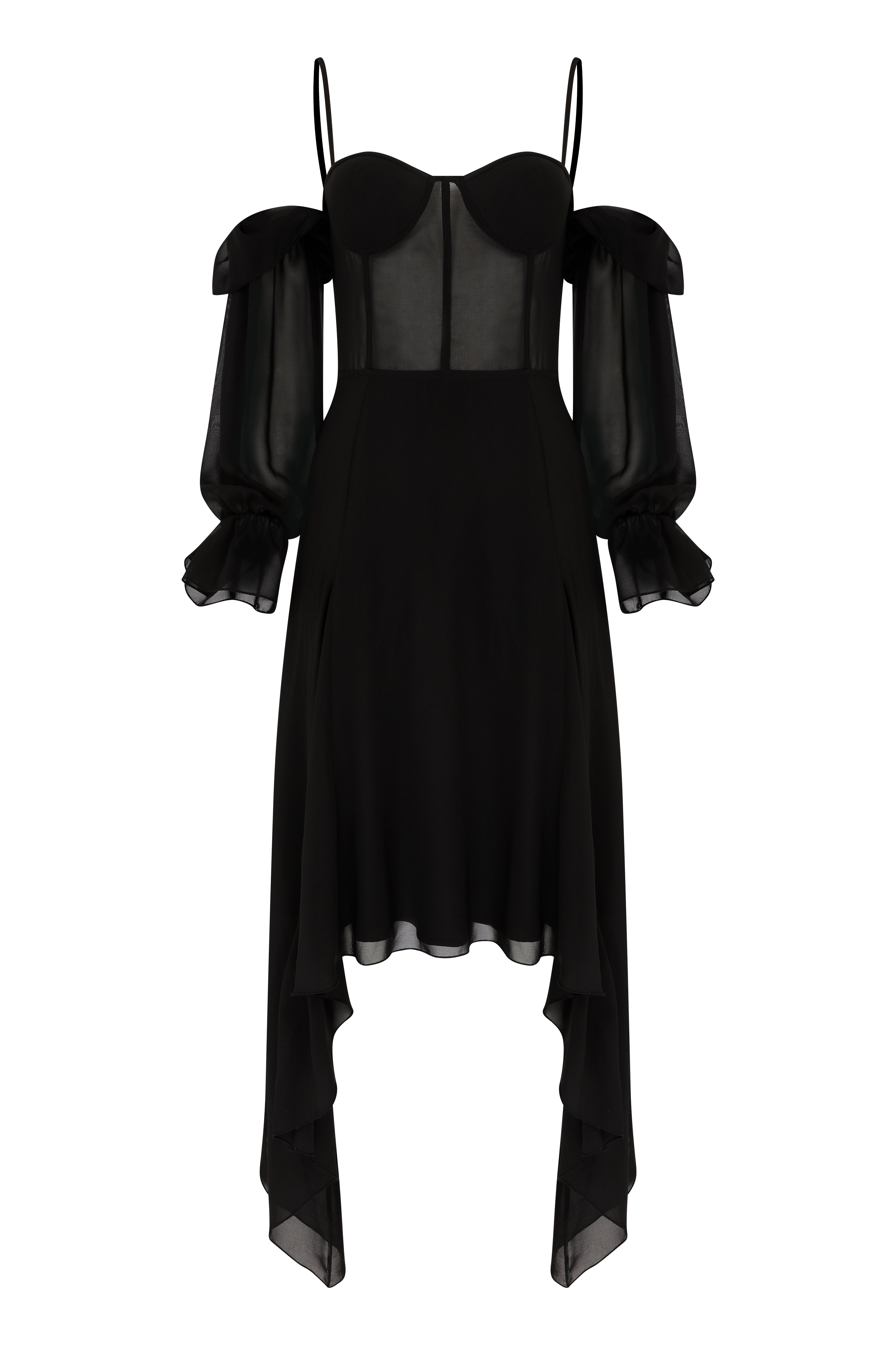 Misole-Artemis Black Dress-Dresses-3-Milagron.com