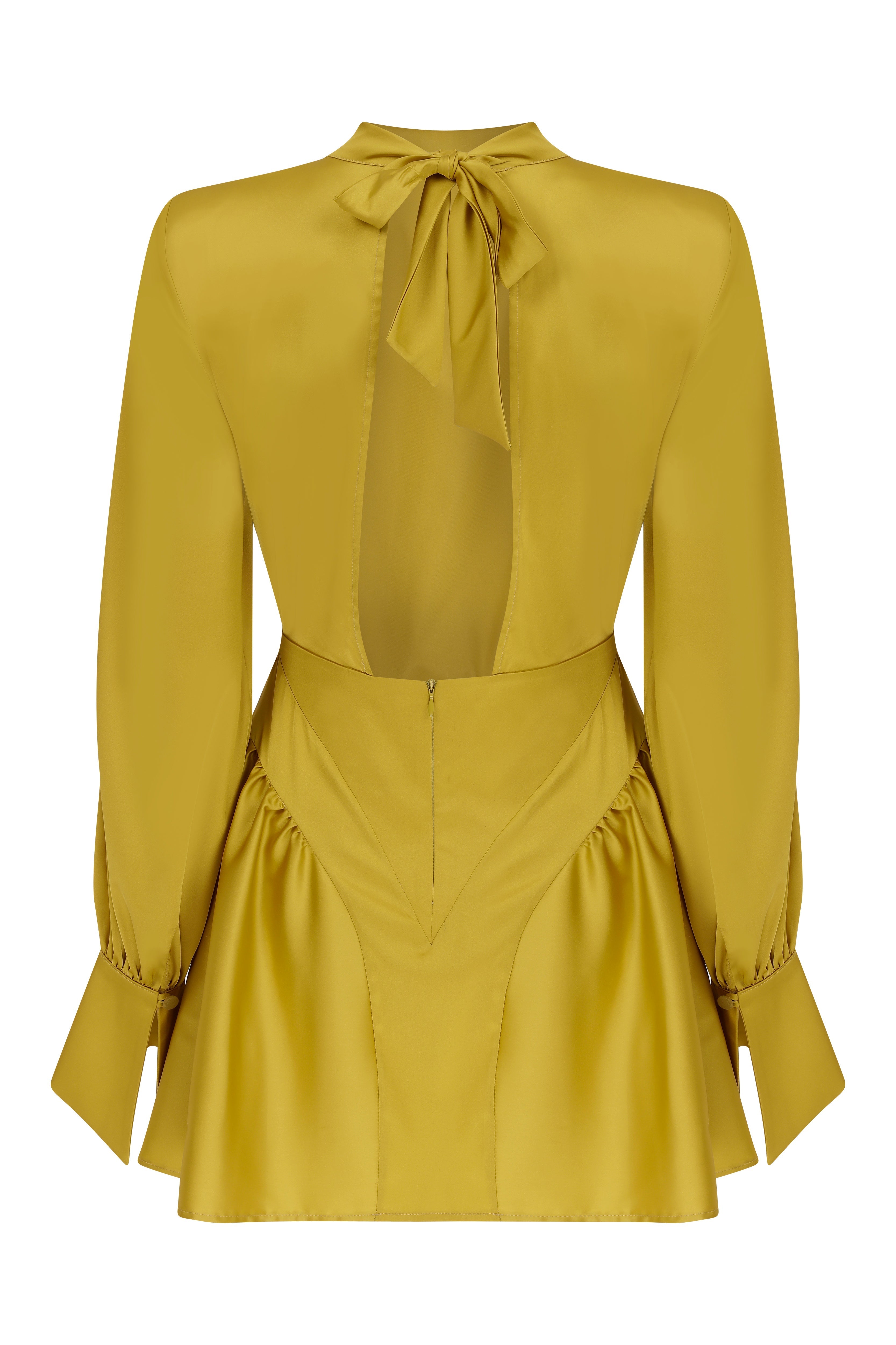 Misole-Daria Olive Dress-Dress-4-Milagron.com