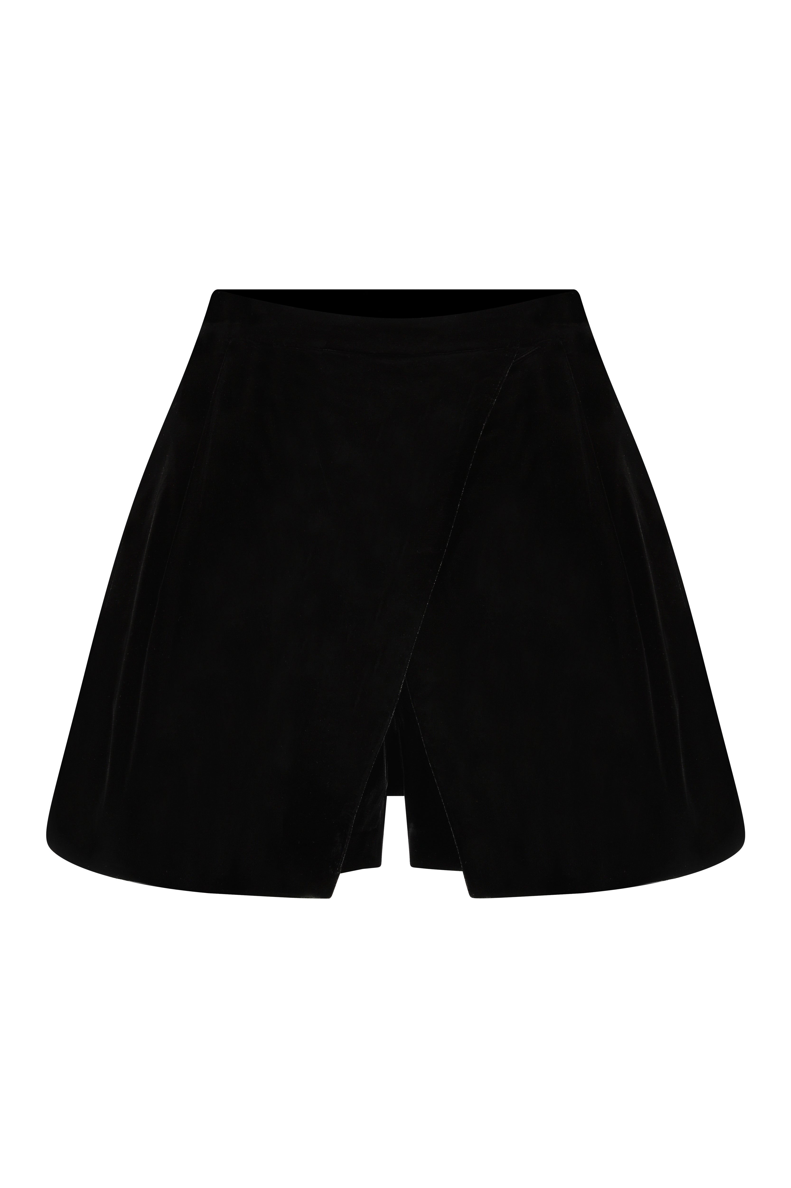 Misole-Velvet Skort-3-Milagron.com