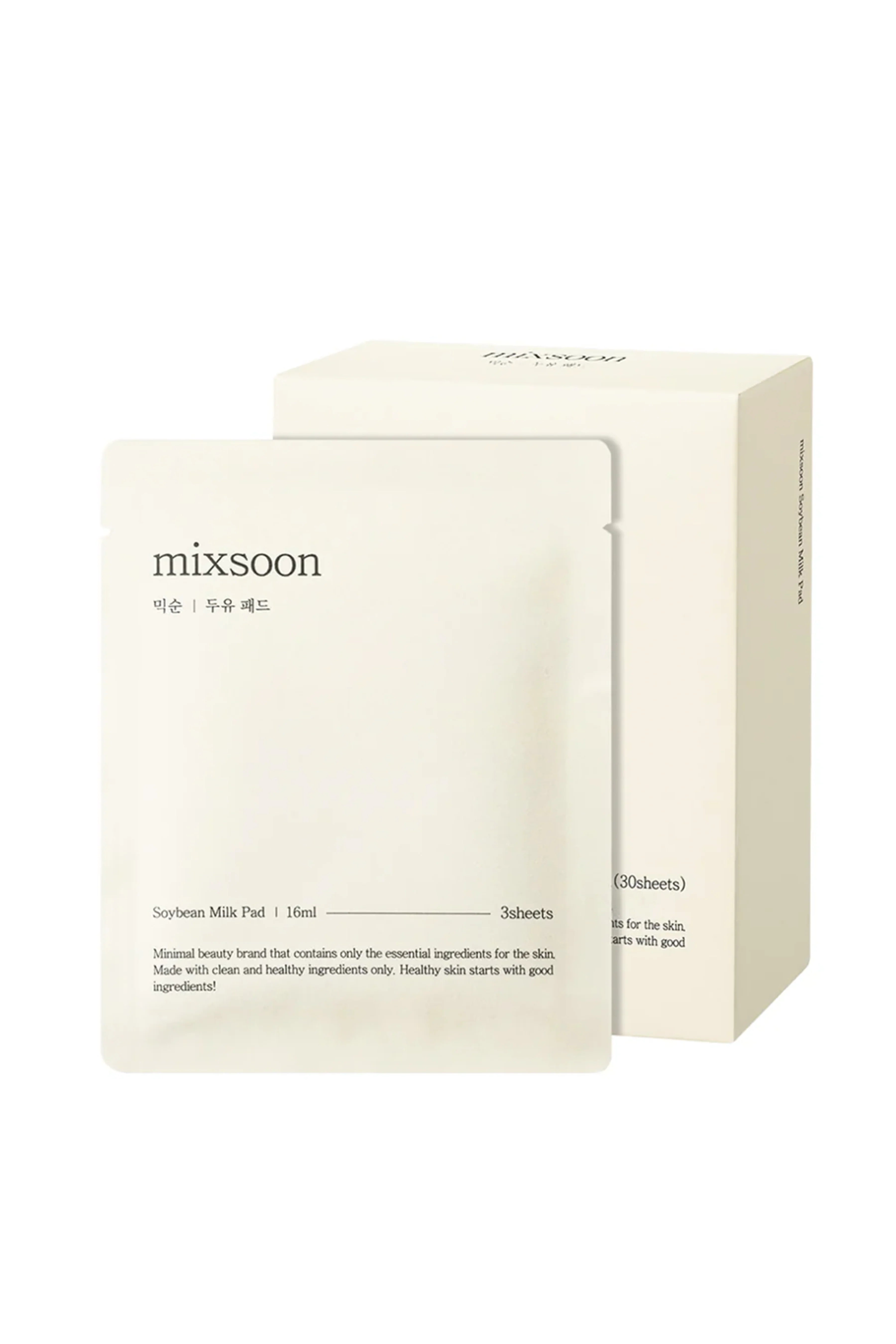 Mixsoon-Mixsoon Soybean Milk Pads / 10x3 Pads Yoğun Nemlendirici & Besleyici Ped-Yüz Pedi-2-Milagron.com