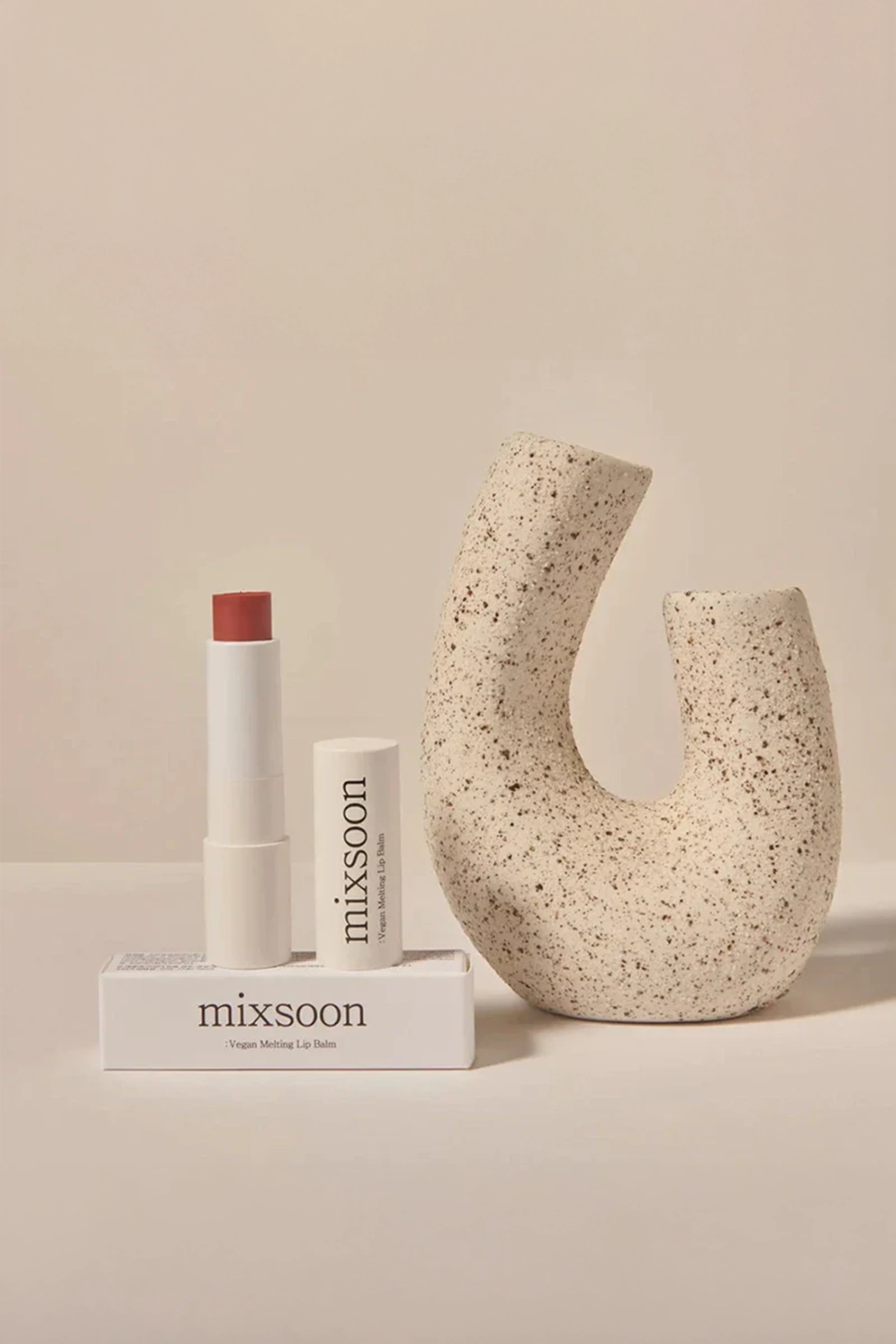 Mixsoon-Mixsoon Vegan Melting Lip Balm 02.Dry Rose 4gr Nem Bombası & Besleyici Dudak Balmı-Lip Balm-4-Milagron.com