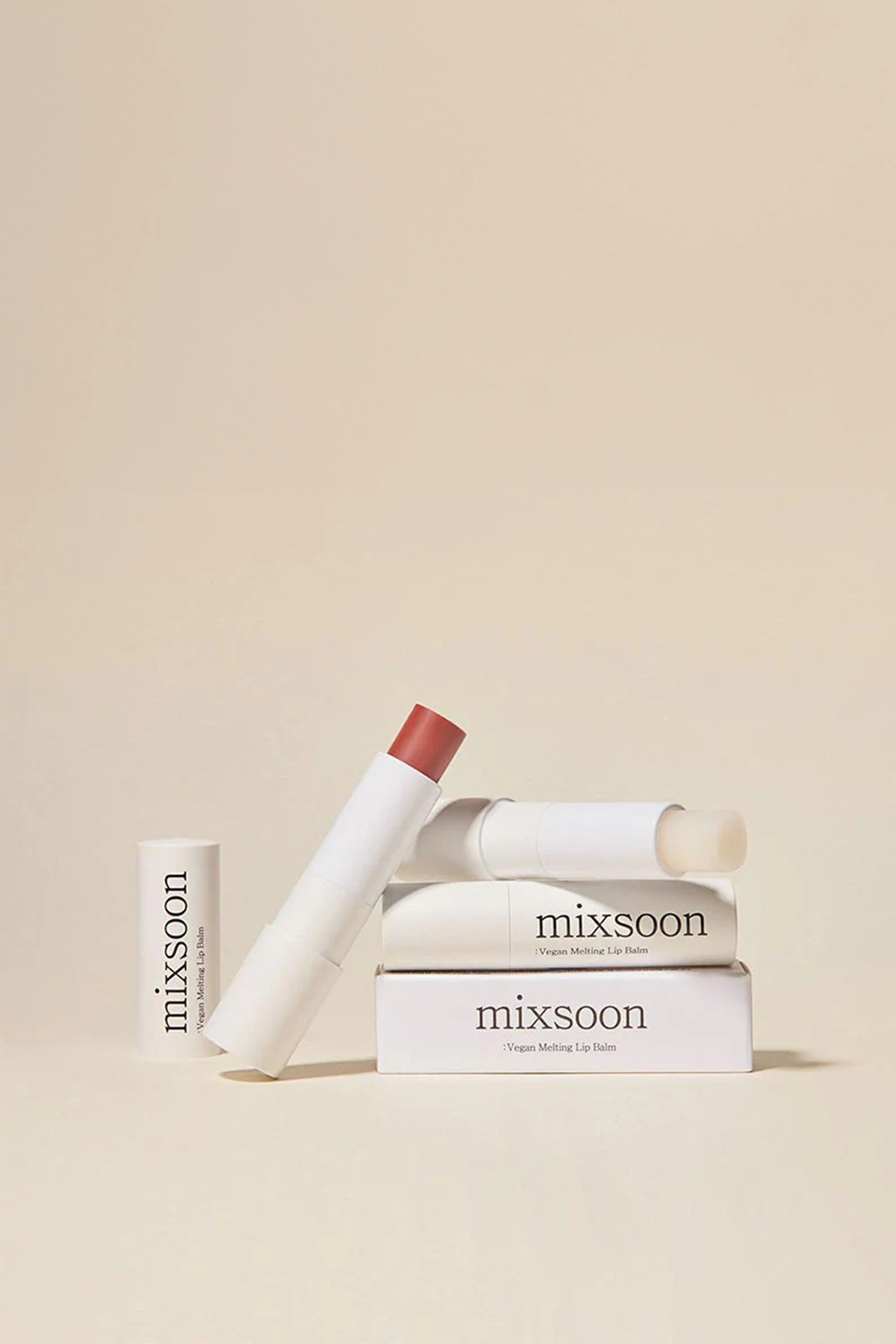 Mixsoon-Vegan Melting Lip Balm 01.Clear 4gr Nem Bombası & Besleyici Dudak Balmı-Lip Balm-4-Milagron.com