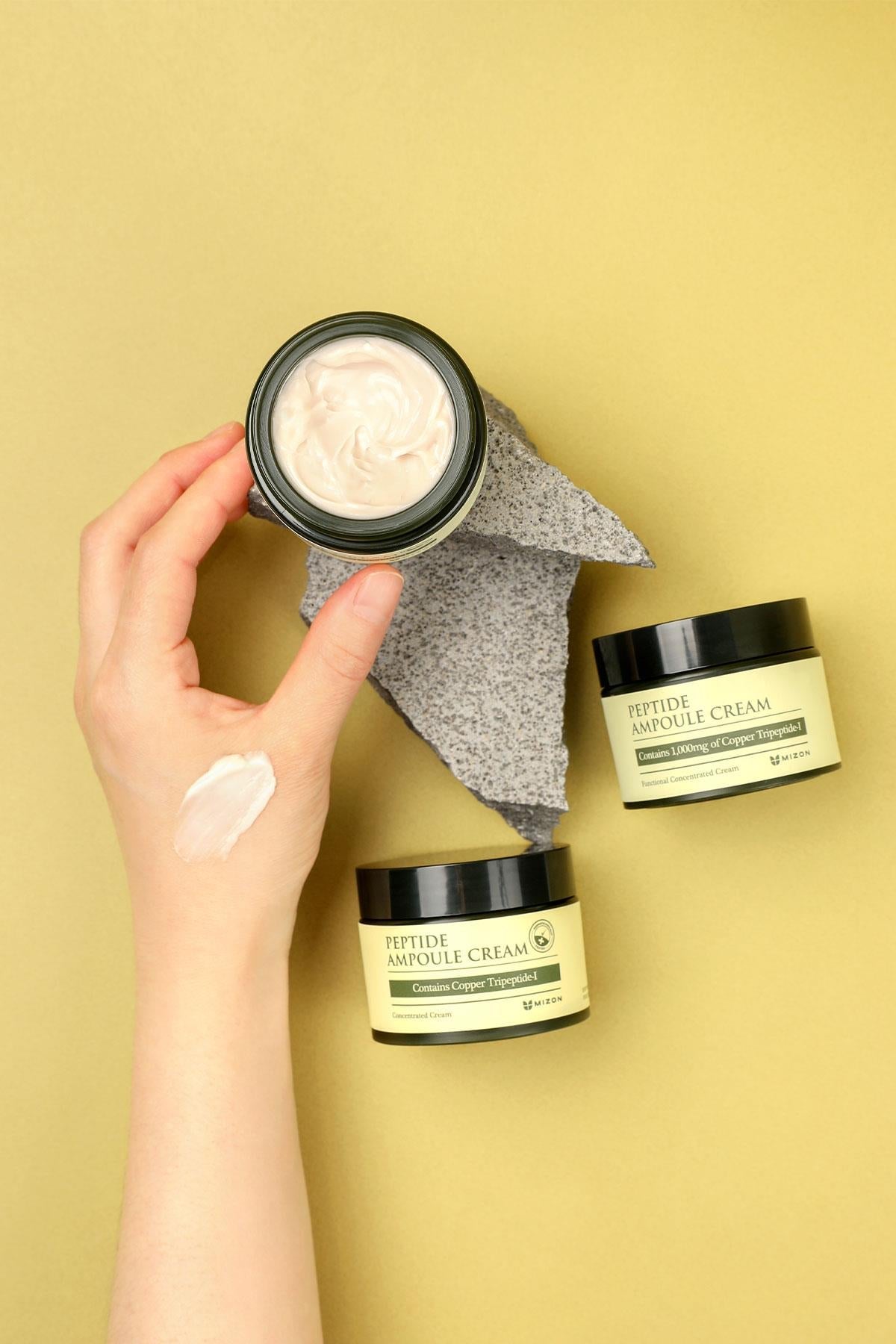 Mizon-Mizon Peptide Ampoule Cream Yaşlanma Karşıtı Peptit Ampul Kremi-Yüz Kremi-3-Milagron.com