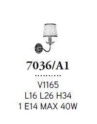 Firenze 1L Apli̇k V1165 Ø26X34 Cm E14 5X60W