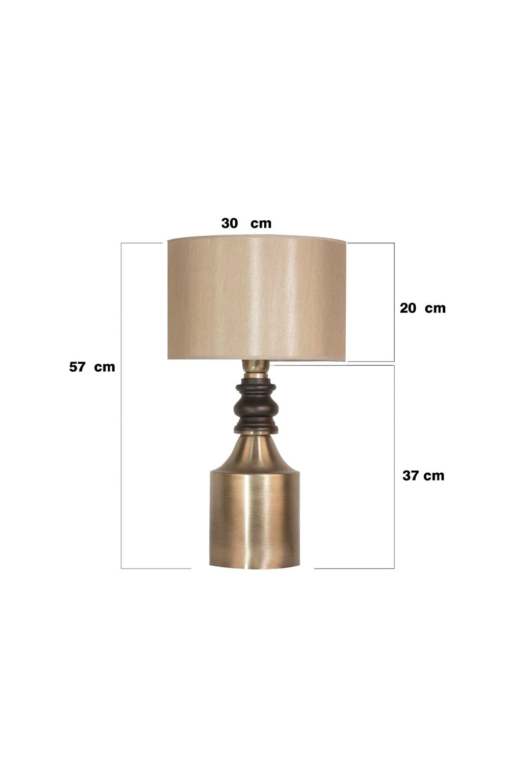 Moena Studio-Chicago Eskitme Tasarım Abajur – Bej Şapka-Abajur-3-Milagron.com